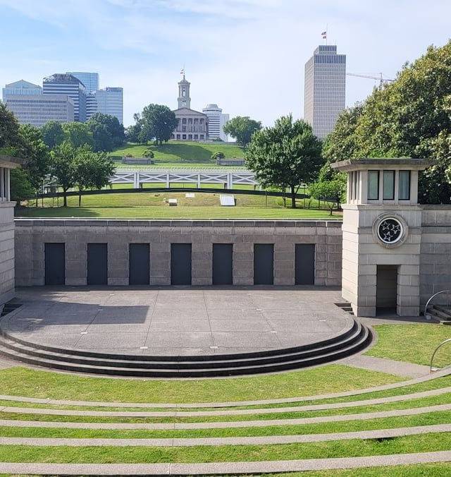 Tennessee State Capitol and Bicentennial Capitol Mall in Nashville