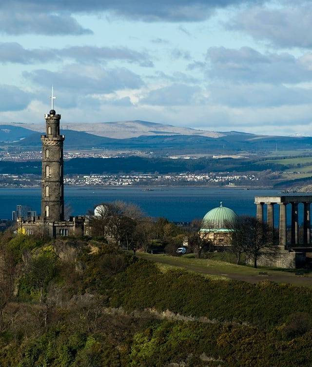 Calton Hill in Edinburgh