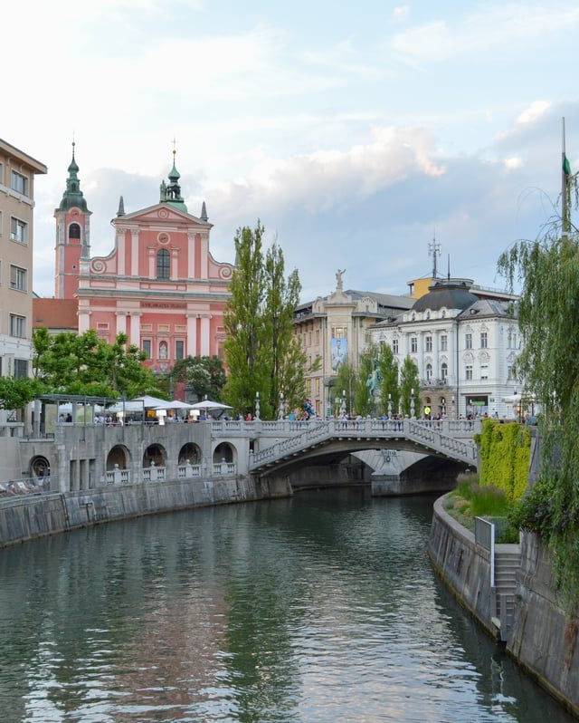 Triple Bridge in Ljubljana