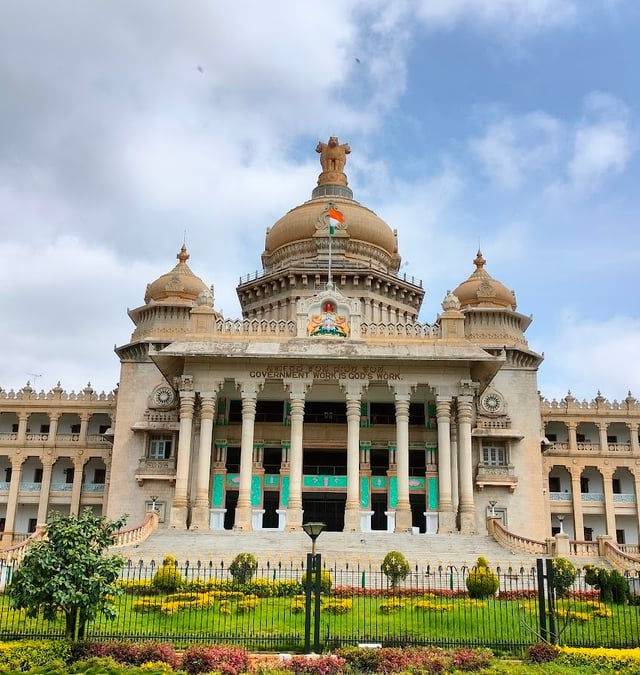 Vidhana Soudha in Bangalore