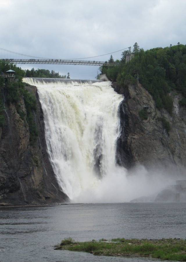 Montmorency Falls in Quebec City