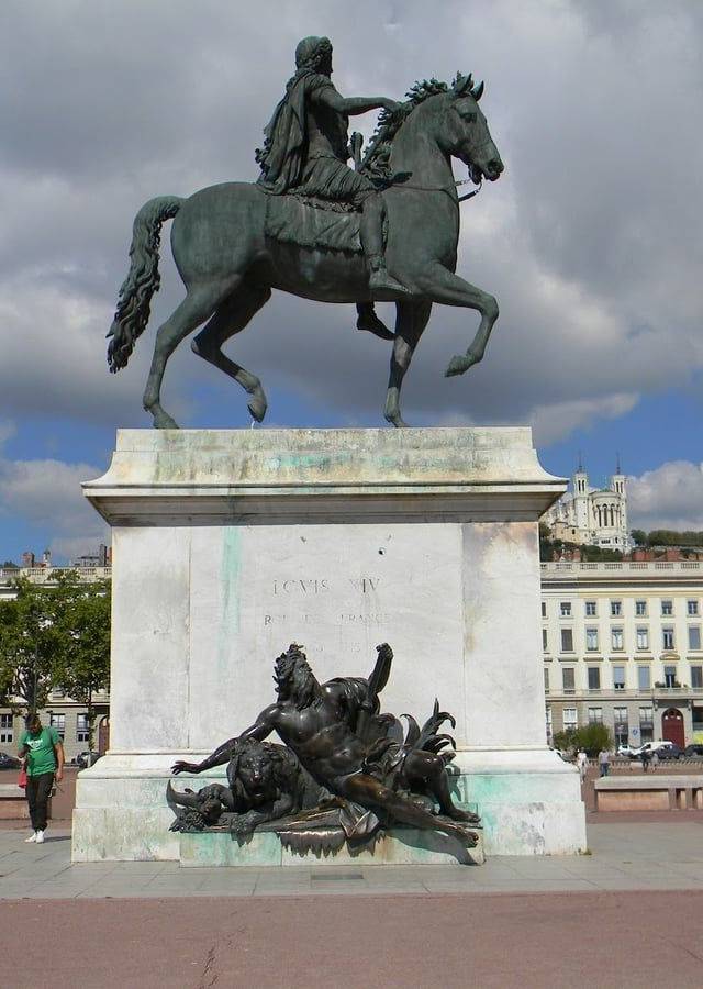 Place Bellecour in Lyon