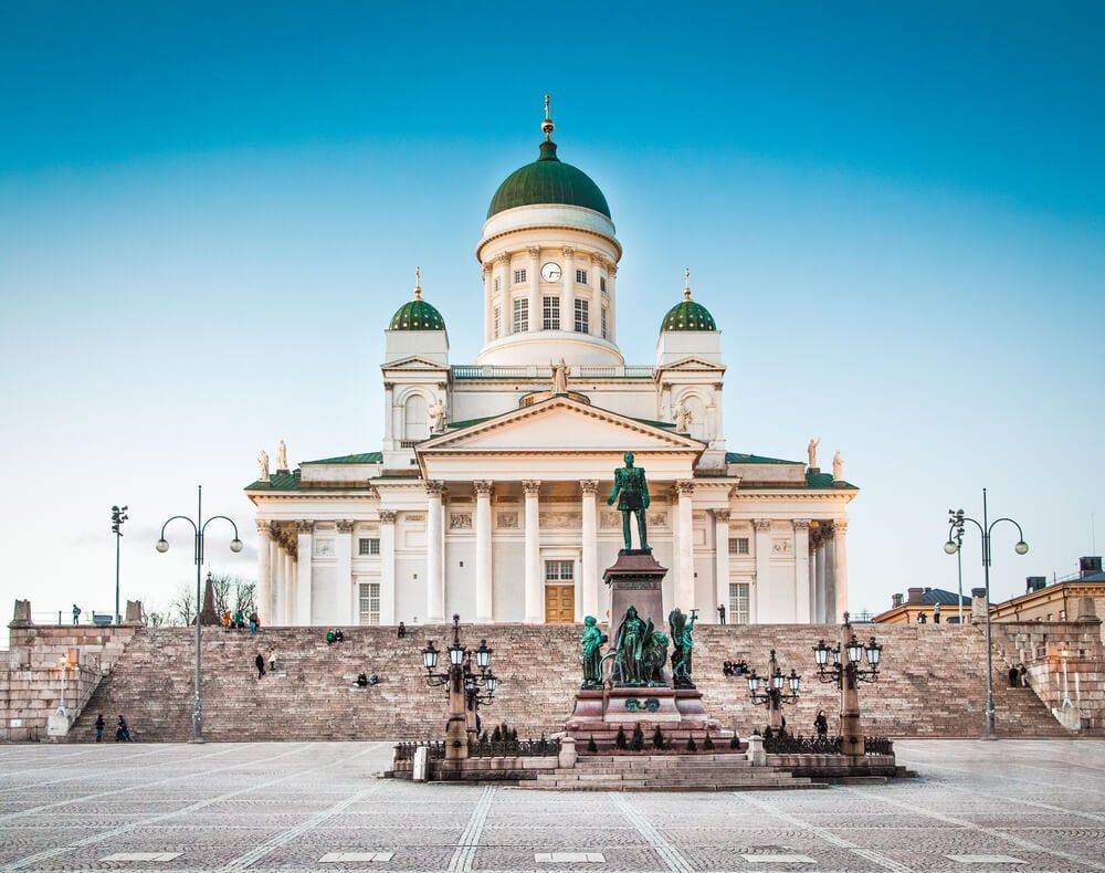 Helsinki Cathedral and Senate Square in Helsinki