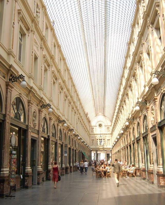 Royal Saint-Hubert Galleries in Brussels