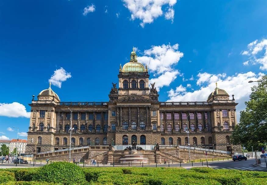 Wenceslas Square & National Museum in Prague