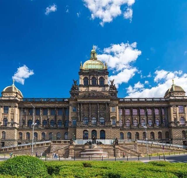 Wenceslas Square & National Museum in Prague