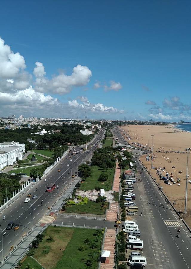Marina Beach in Chennai